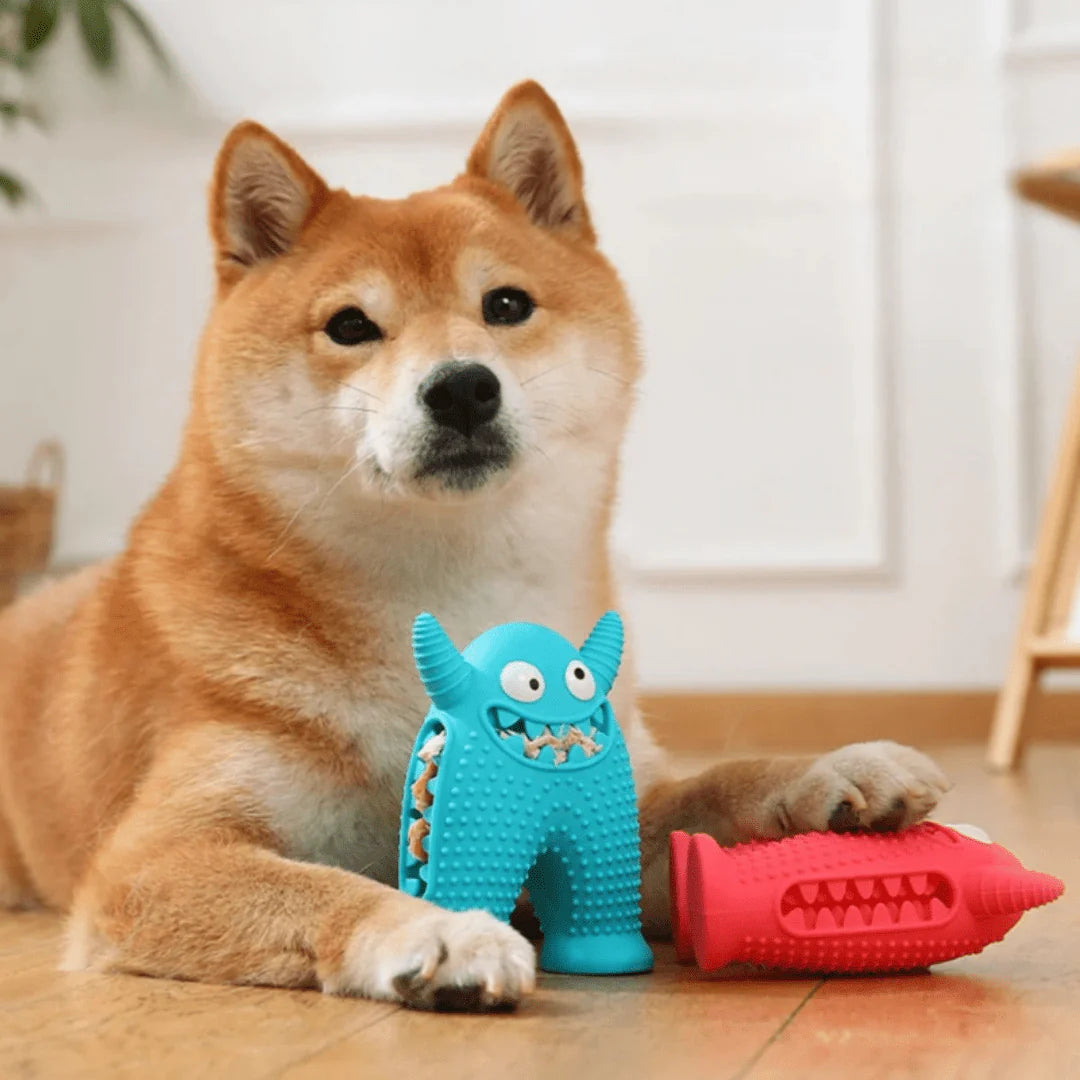 Snack-Hiding Monster Dog Toy